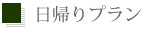 日帰りプラン